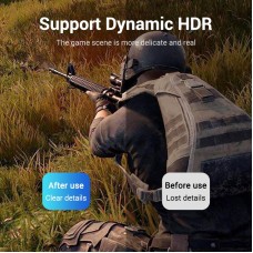 Кабель DisplayPort-DisplayPort v1.4 Vention PVC Shell 8K 60Hz 4K 144Hz 2K 165Hz 32.4Gbps 2m Black (HCDBH)