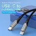 Кабель Type-C-Lightning Vention TPE Nylon Mfi C94 PD 18W 3A 480Mbps 1.5m Grey (TACHG)