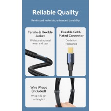 Кабель Vention MiniDisplayPort-MiniDisplayPort 8K 60Hz 4K 144Hz 2K 240Hz 32.4Gbps HDR 1.5m Blue (HCGLG)