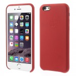 Чехол накладка PU SK Apple Case для iPhone 6 6S Plus Red