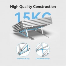 Подставка для ноутбука Vention Laptop X-type Stand Aluminum Alloy Silver (KDMI0)