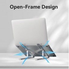 Подставка для ноутбука Vention Laptop X-type Stand Aluminum Alloy Silver (KDMI0)