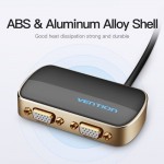 Сплиттер 2 In 1 Out VGA-VGA Vention PVC M/2xF 1080P 60Hz gold-plated 1m Black (DBABF) Сплиттер 2 In 1 Out VGA-VGA Vention PVC M/2xF 1080P 60Hz gold-plated 1m Black (DBABF)