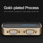 Сплиттер 2 In 1 Out VGA-VGA Vention PVC M/2xF 1080P 60Hz gold-plated 1m Black (DBABF) Сплиттер 2 In 1 Out VGA-VGA Vention PVC M/2xF 1080P 60Hz gold-plated 1m Black (DBABF)