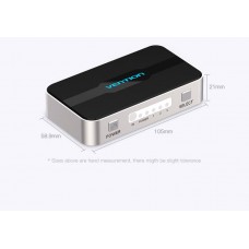 Сплиттер Video 3 In 1 HDMI-HDMI v.1.4 Vention F/3xF 4k 30Hz gold-plated Black (AFFH0)