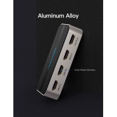 Сплиттер Video 3 In 1 HDMI-HDMI v.1.4 Vention F/3xF 4k 30Hz gold-plated Black (AFFH0)