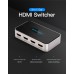Сплиттер Video 3 In 1 HDMI-HDMI v.1.4 Vention F/3xF 4k 30Hz gold-plated Black (AFFH0)