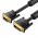 Кабель DVI-I-VGA (24+5) Vention 1080P 60Hz gold-plated 1m Black (EAC-A)