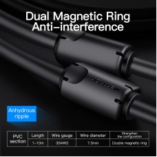 Кабель DVI-I-VGA (24+5) Vention 1080P 60Hz gold-plated 10m Black (EAC-G)