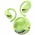 Наушники гарнитура вкладыши Bluetooth 5.3 ІРX4 TWS Vention OpenBeat O12 Green (NBUG0)