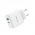 Сетевое зарядное устройство 1USB 1Type-C Vention PD 38W QC3.0 3.4A White (QC67-EU-W)