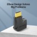 Адаптер HDMI-HDMI Vention F/M Left 270 4K 60Hz gold-plated Black (AIQB0)