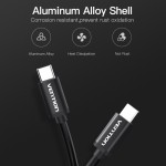 Кабель Type-C-Type-C 3.1 Vention PVC Shell Thunderbolt 3 4K 60Hz PD 60W 3A 5Gbps nickel-plated 1.5m Black (CAUBG) Кабель Type-C-Type-C 3.1 Vention PVC Shell Thunderbolt 3 4K 60Hz PD 60W 3A 5Gbps nickel-plated 1.5m Black (CAUBG)