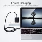 Кабель Type-C-Type-C 3.1 Vention PVC Shell Thunderbolt 3 4K 60Hz PD 60W 3A 5Gbps nickel-plated 1.5m Black (CAUBG) Кабель Type-C-Type-C 3.1 Vention PVC Shell Thunderbolt 3 4K 60Hz PD 60W 3A 5Gbps nickel-plated 1.5m Black (CAUBG)
