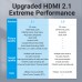 Удлинитель HDMI-HDMI v.2.1 Vention F/M PVC Shell 8K 60Hz 4K 120Hz 48Gbps gold-plated 0.5m Black (AHB
