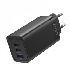 Сетевое зарядное устройство Vention 2USB 1Type-C PD 65W 3A PD3.0+QC4.0 Black (FEDB0-EU)