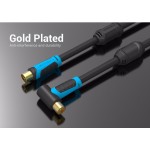 Кабель Coaxial Vention антенный F/F угол 90 1m gold-plated Black (VAV-A02-B100) Кабель Coaxial Vention антенный F/F угол 90 1m gold-plated Black (VAV-A02-B100)