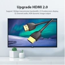 Кабель HDMI-HDMI v.2.0 Vention Portable PVC Shell 4K 60Hz 18Gbps gold-plated 3m Black (AAIBI)