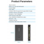 Сплиттер KVM 2 in 1 Out VGA-VGA Vention 1080P 60Hz 2USB gold-plated Black (DBEB0) Сплиттер KVM 2 in 1 Out VGA-VGA Vention 1080P 60Hz 2USB gold-plated Black (DBEB0)