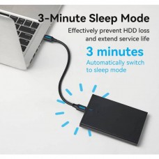 Внешний карман Vention для 2.5" HDD/SSD USB3.0 MicroUSB-B Black (KPAB0)