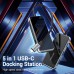 USB HUB Vention 5 в 1 Type-C-HDMI-USB-PD 3USB 3.0 4K 60Hz 87W 0.15m Black (TFBHB)