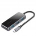 USB HUB Vention 5 в 1 Type-C-HDMI-USB-PD 3USB 3.0 4K 60Hz 87W 0.15m Black (TFBHB)