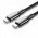 Кабель Type-C-Type-C Vention Zinc Alloy Shell E-Marker Chip 100W 5A 480Mbps 1.2m Black (CTKBAV)