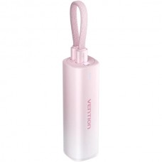 УМБ Vention 5000mAh 20W PD 1Type-C 3A In/Out Lightning In/Out with cable Gradient Red