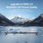Сплиттер Video 3 In 1 HDMI-HDMI v.2.0 Vention F/3xF 4k 60Hz (Support: 20m HDR 3D) gold-plated Black ( Сплиттер Video 3 In 1 HDMI-HDMI v.2.0 Vention F/3xF 4k 60Hz (Support: 20m HDR 3D) gold-plated Black (