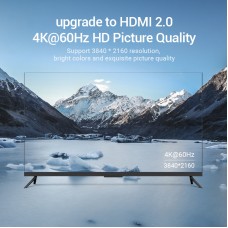 Сплиттер Video 3 In 1 HDMI-HDMI v.2.0 Vention F/3xF 4k 60Hz (Support: 20m HDR 3D) gold-plated Black (