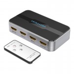 Сплиттер Video 3 In 1 HDMI-HDMI v.2.0 Vention F/3xF 4k 60Hz (Support: 20m HDR 3D) gold-plated Black ( Сплиттер Video 3 In 1 HDMI-HDMI v.2.0 Vention F/3xF 4k 60Hz (Support: 20m HDR 3D) gold-plated Black (