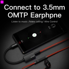 Адаптер Type-C-3.5мм Vention CTIA-OMTP с блоком питания 0.1m Black (BGGBA)