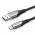 Кабель USB-MicroUSB Vention TPE Nylon 3A 480Mbps nickel-plated 3m Grey (COAHI)