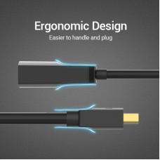 Адаптер MiniDisplayPort-HDMI Vention 1080P 60Hz Black (HBCBB)