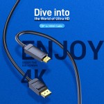 Кабель DisplayPort-HDMI v.1.2 Vention 4K 2K 30Hz 21.6Gbps 1.5m Black (HAGBG) Кабель DisplayPort-HDMI v.1.2 Vention 4K 2K 30Hz 21.6Gbps 1.5m Black (HAGBG)