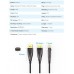Кабель DisplayPort-DisplayPort v1.4 Vention Optical Zinc PVC 8K 60Hz 4K 144Hz 2K 165Hz 32Gbps 5m Black (HCBBJ)