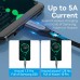 Кабель Type-C-Type-C 3.1 Gen2 Vention TPE Nylon Thunderbolt 3 4K 60Hz PD 100W 5A 10Gbps nickel-plated 1m Grey (TAHHF)