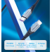 Кабель Type-C-Type-C 3.1 Gen2 Vention TPE Nylon Thunderbolt 3 4K 60Hz PD 100W 5A 10Gbps nickel-plated 1m Grey (TAHHF)
