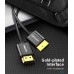 Кабель HDMI-HDMI v.2.0 Vention Ultra Thin Alloy Shell 4K 60Hz 18Gbps gold-plated 2m Black (AATBH)