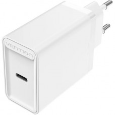 Сетевое зарядное устройство Vention 1Type-C 1USB QC4.0 20W White (FADW0-EU)