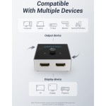 Сплиттер Video 2 In 1 HDMI-HDMI v.2.0 Vention F/2xF 4k 60Hz gold-plated Black (AFLI0) Сплиттер Video 2 In 1 HDMI-HDMI v.2.0 Vention F/2xF 4k 60Hz gold-plated Black (AFLI0)