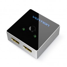 Сплиттер Video 2 In 1 HDMI-HDMI v.2.0 Vention F/2xF 4k 60Hz gold-plated Black (AFLI0)