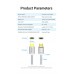 Кабель Vention HDMI-HDMI V2.1 (M/M) Cotton Braided 8K 60Hz 4K 120Hz 48Gbps 3m Silver (ALCII)