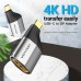 Адаптер Type-C-DisplayPort v.1.2 Vention 4K 60Hz gold-plated Black (TCCH0)