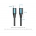 Кабель Type-C-Type-C Vention TPE Round PD 60W 3A 480Mbps 1.5m Black (COSBG)