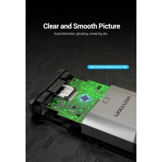Адаптер Type-C-HDMI v.1.4 Vention Upgrade 4K 30Hz gold-plated 0.15m Grey (TDAHB)