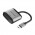 Адаптер Type-C-HDMI v.1.4 Vention Upgrade 4K 30Hz gold-plated 0.15m Grey (TDAHB)