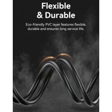 Кабель HDMI-microHDMI v.2.0 Vention Metal GND 4K 60Hz 18Gbps HDR Video Dolby Audio 3m Black (AGIBI)