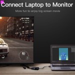 Адаптер HDMI-VGA v.1.4 Vention 0.2m Flat со звуком и питанием Black (ACKBB)