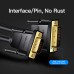 Кабель DVI-I-VGA (24+5) Vention 1080P 60Hz gold-plated 3m Black (EAC-D)